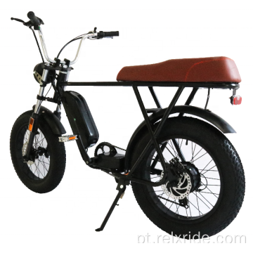 Pneu gordo de suspensão total 500 w motor bicicleta elétrica